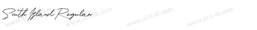 South Island Regular字体转换